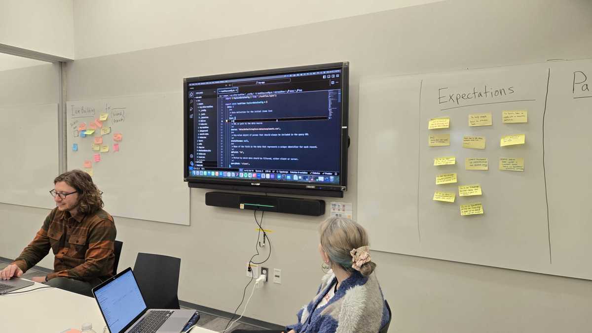 Team discussing implementation of customizations in STRUDEL-Kit's Task Flows.